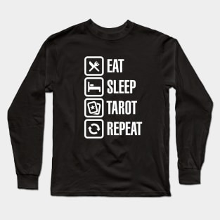 Eat Sleep Tarot Repeat Long Sleeve T-Shirt